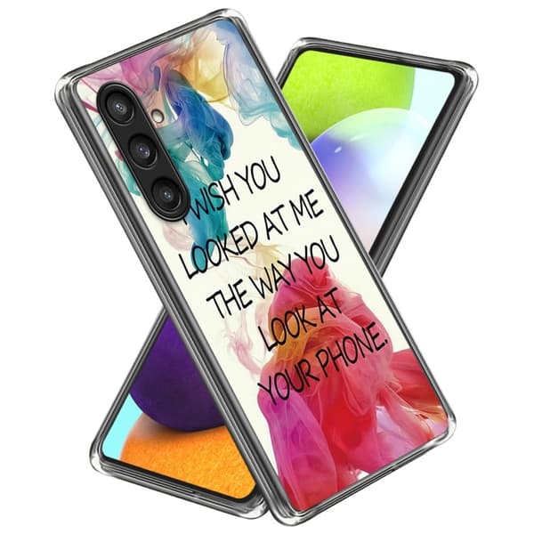 Deco Samsung Galaxy S23 FE cover - Kiggede På Mig Multicolor
