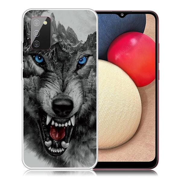Deco Samsung Galaxy A02s etui - ulv Silver grey