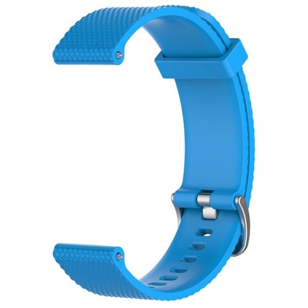 20mm Universal simple silicone watch strap - Blue Blue