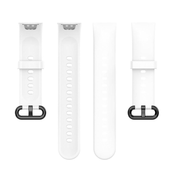 Xiaomi Redmi Watch 2 / Watch 2 Lite kiinteä silikoninen ranneke - Valkoinen White