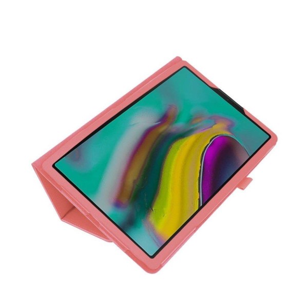 Samsung Galaxy Tab A 10.1 (2019) litchi leather case - Pink Rosa