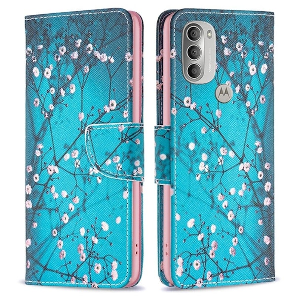 Wonderland Motorola Moto G51 5G flip etui - Vintersød Blue
