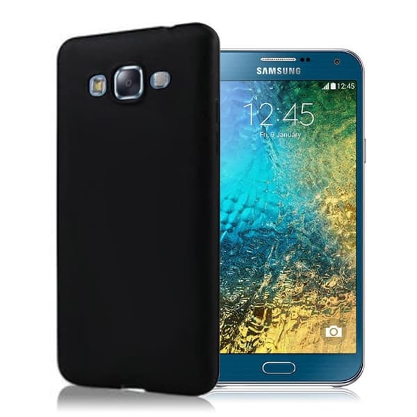 Samsung Galaxy E7 Skyddsfodral (Flexibelt) (Svart) Svart