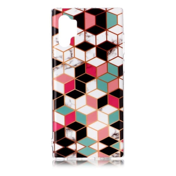 Marble Samsung Galaxy Note 10 Pro kuoret - Värikäs Diamond Kuvio Multicolor