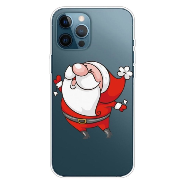 iPhone 14 Pro Funny Christmas Pattern Design Phone Case Soft Fle Red