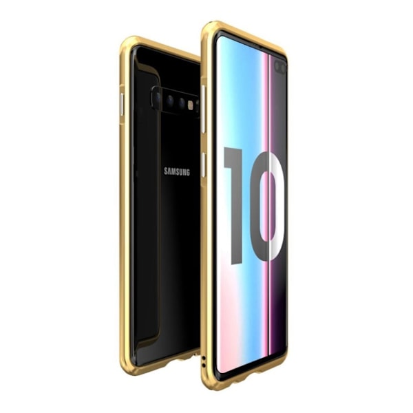 LUPHIE Samsung Galaxy S10 Plus Ramme etui - Guld Gold