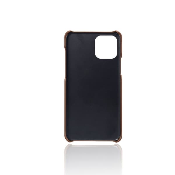 Croco iPhone 12 Mini kotelot - Ruskea Brown