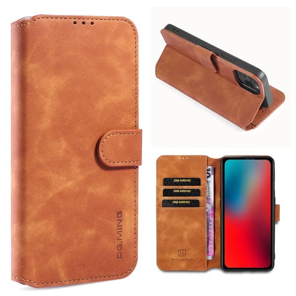DG.Ming Retro iPhone 13 Pro Max fodral - Brun Brun