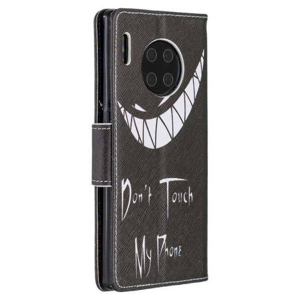 Wonderland Huawei Mate 30 Pro flip etui - Do Not Touch My Phone Black