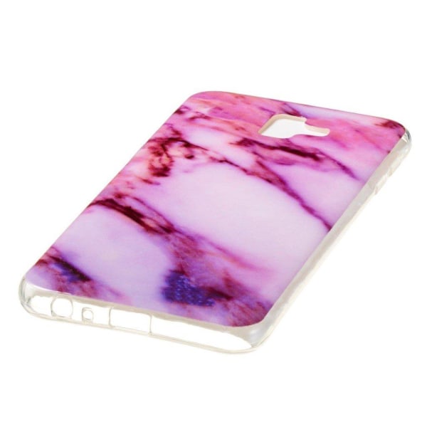 Samsung Galaxy J6 Plus (2018) marmori kuviollinen pehmeä silikoo Purple