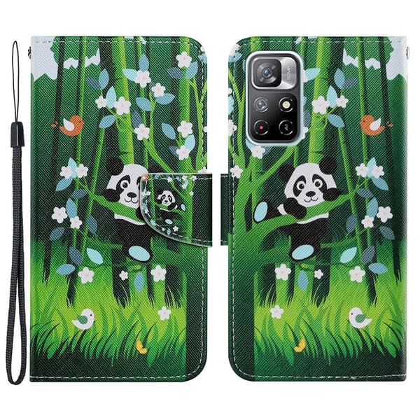 Wonderland Xiaomi Redmi Note 11T 5G / Note 11s 5g Flippetui - Panda Green