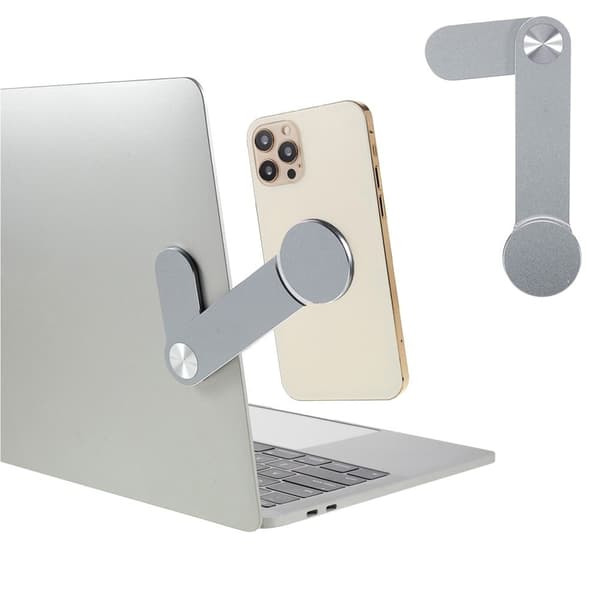 Universal magnetisk telefonholder i aluminiumslegering - Grå Silver grey