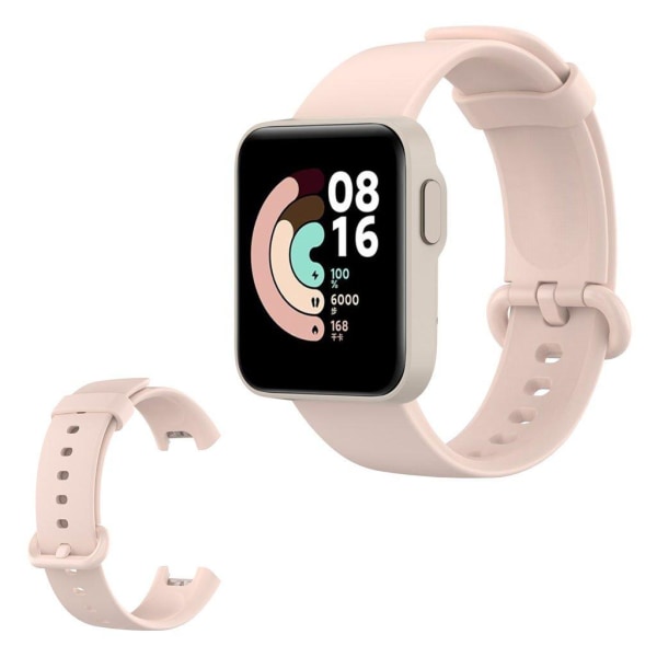 Xiaomi Mi Watch Lite simple silicone watch band - Pink Rosa