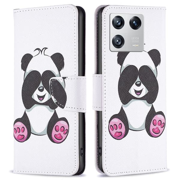 Wonderland Xiaomi 13 Flippetui - Panda White