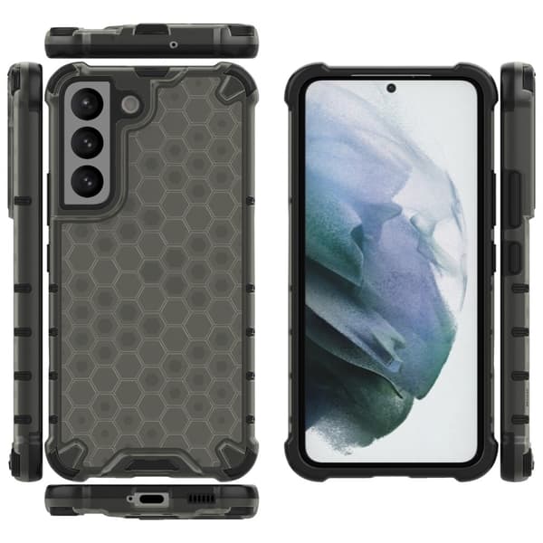 Bofink Honeycomb Samsung Galaxy S22 cover - Sort Black