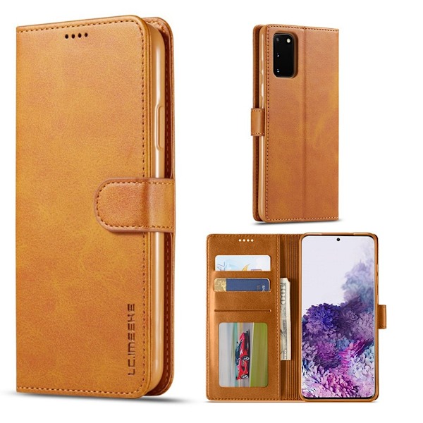 LC.IMEEKE Samsung Galaxy S20 Flip kotelot - Ruskea Brown