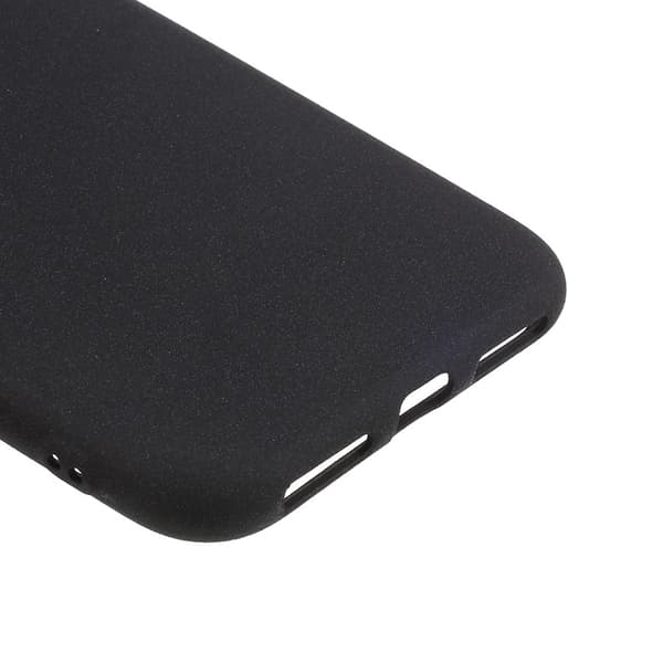 iPhone X Matt Ultra-Thin Myk TPU Etui - Svart Black