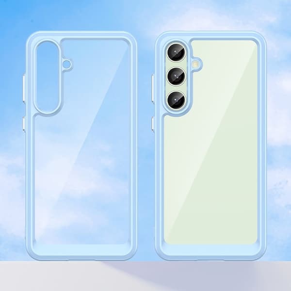 Samsung Galaxy S24 FE smart akryldeksel - Blå Blue