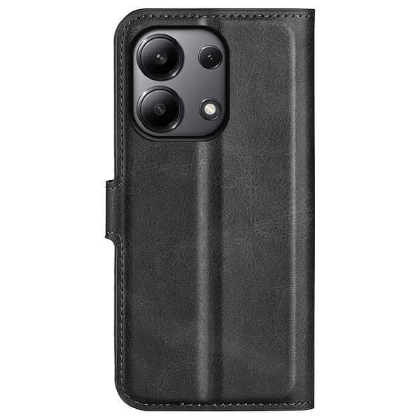Xiaomi Redmi Note 13 læderetui med pung - Sort Black