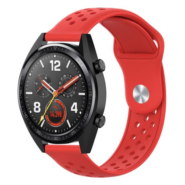 Samsung Galaxy Watch (42mm) silikone Urrem - Rød Red