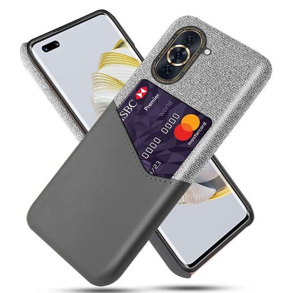 Bofink Huawei nova 10 Pro Kredittkort Deksel - Grå Silver grey