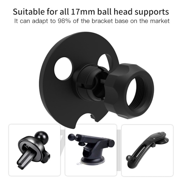 K90 Apple MagSafe magnetisk holder til trådløs opladning Black