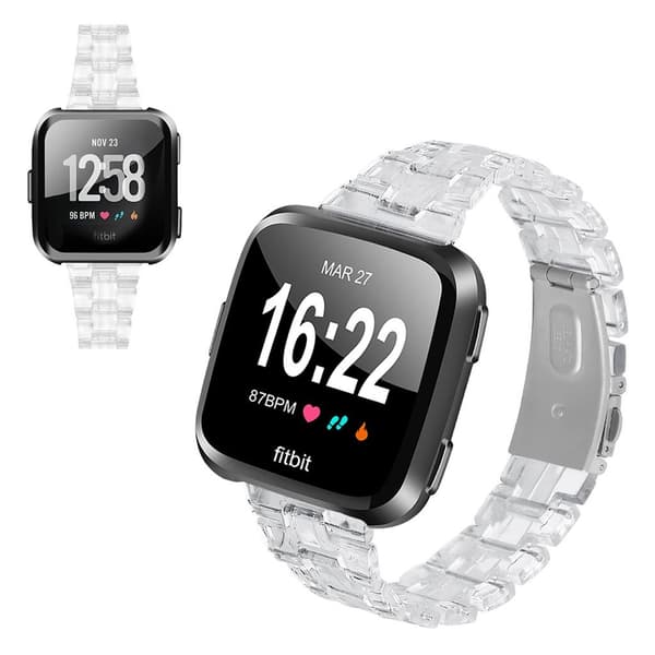 Fitbit Versa 2 / Versa Lite resin watch band - Transparent Transparent