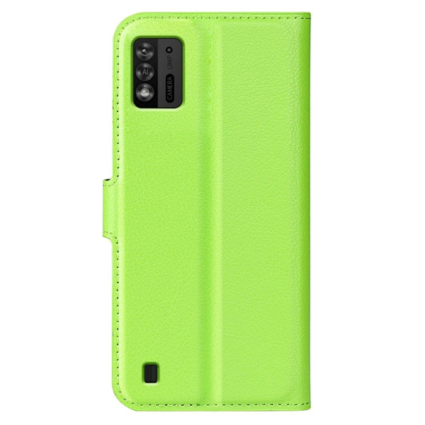 Klassisk ZTE Blade A52 Lite Flip Etui - Grøn Green