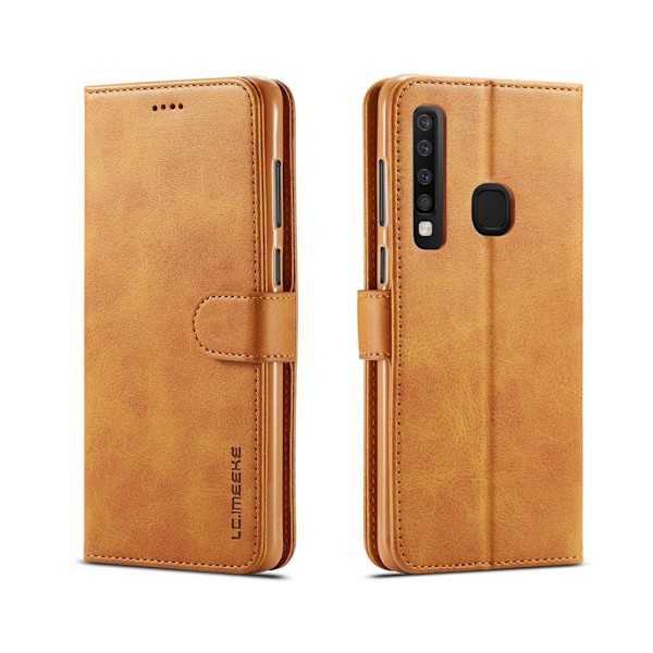 LC.Imeeke läder Samsung Galaxy A9 (2018) fodral - Brun Brun