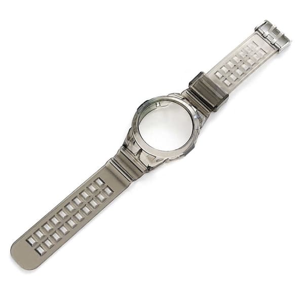 Huawei Watch GT 2 46mm läpinäkyvä TPU-kellohihna - Harmaa Silver grey