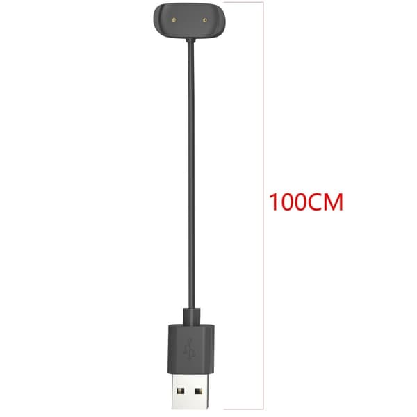 1 m magnetisk opladerkabel til BOZLUN M48B / M48 Watch Charging Dock Case Black