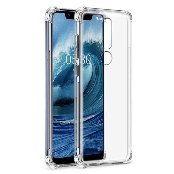 Bofink Airbag Deksel Til Nokia 5.1 Plus - Klar Transparent