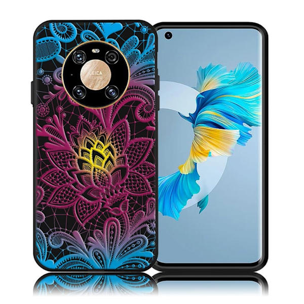 Imagine Huawei Mate 40 etui - blonderblomst Multicolor