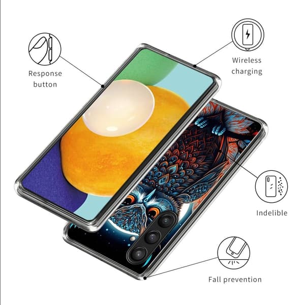 Vibe Samsung Galaxy S25 Plus -kansi - Pöllö Multicolor