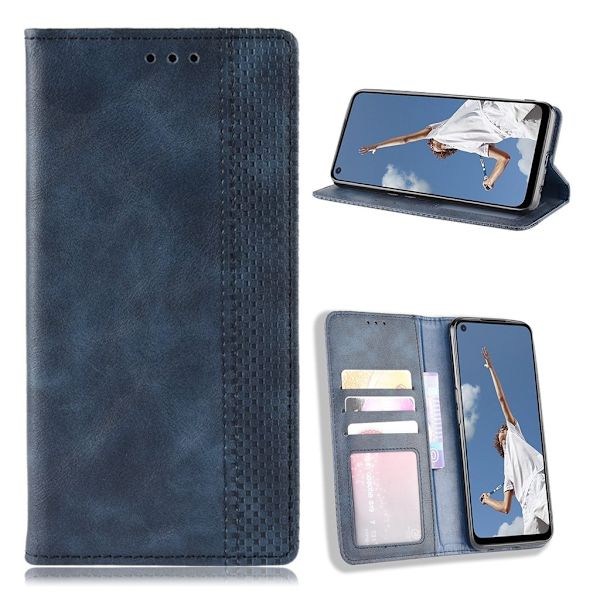 Bofink Vintage Oppo A52 / A72 / A92 kotelot - Sininen Blue
