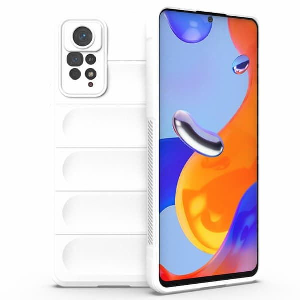 Deksel med mykt grep for Xiaomi Redmi Note 11 Pro 5G / Xiaomi Redmi Note 11 Pro - Hvit White