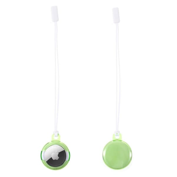AirTags TPU-cover med nøglering - Grøn Green