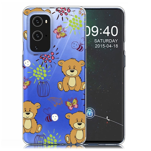 Deco OnePlus 9 etui - brun bjørn Brown