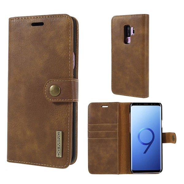 DG.Ming 2-i-1 Samsung Galaxy S9 Plus fodral - Brun Brun
