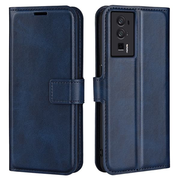 Lompakko Nahkakotelo For Xiaomi Redmi K60 / K60 Pro - Sininen Blue