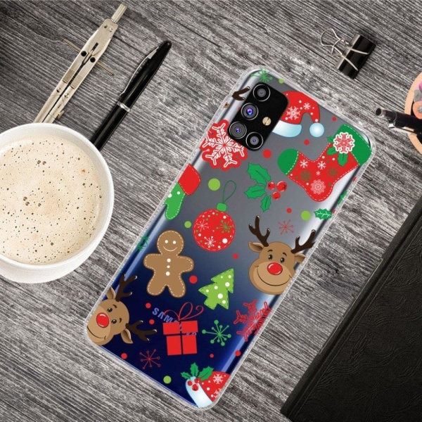 Christmas Samsung Galaxy M51 fodral - Moose Stickers multifärg