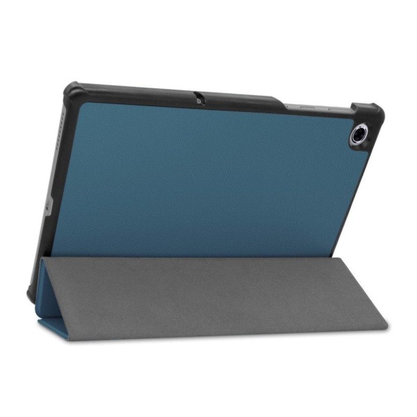 Lenovo Tab M10 FHD Plus durable tri-fold leather case - Blackish Grön