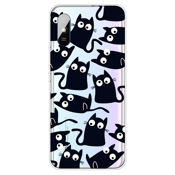 Deco Xiaomi Redmi 9A Etui - Sort Kat Black