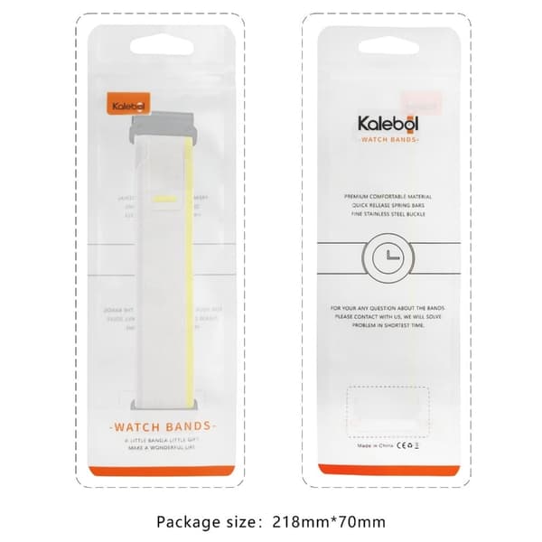 KALEBOL 22 mm urrem Garmin Fenix 7 / Fenix 7 Pro Magic Tape Nylon Loop håndledsrem - Hvid White