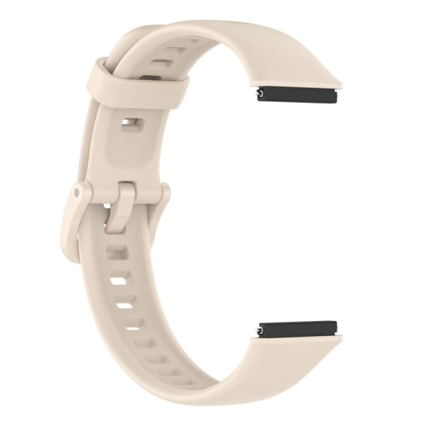 Huawei Band 7 klockarmband i silikon - Elfenben Vit Vit