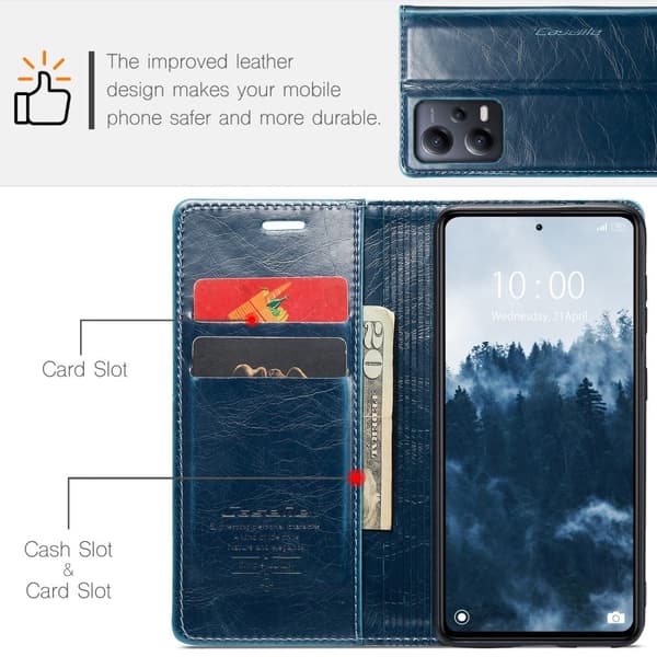 CaseMe Xiaomi Poco X5 Pro / Redmi Note 12 Pro / Note 12 Pro Speed Smooth Etui - Blå Blue