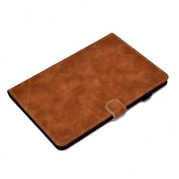 iPad 10.2 (2019) / Air (2019) solid theme leather flip case - Br Brun