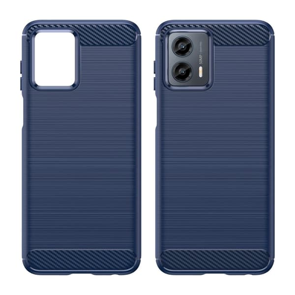 Carbon Flex Fodral Motorola Moto G (2023) - Blå Blå