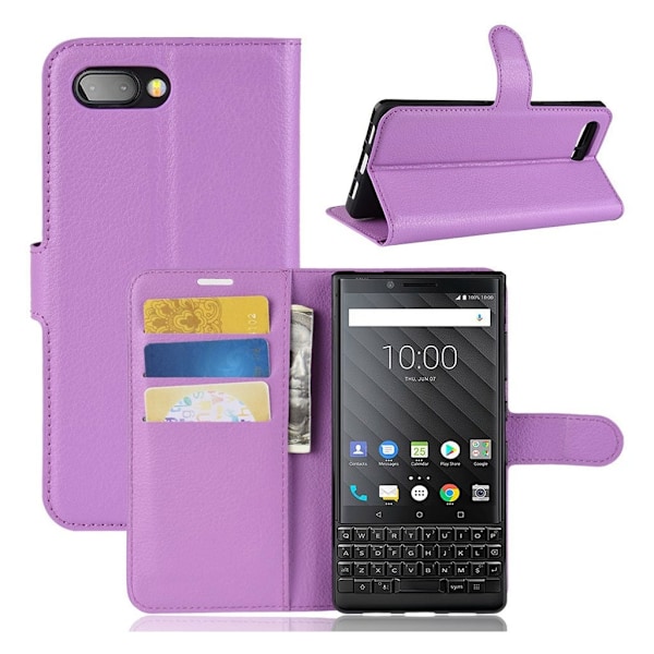 Classic Blackberry KEY2 flip case - Lilla Purple