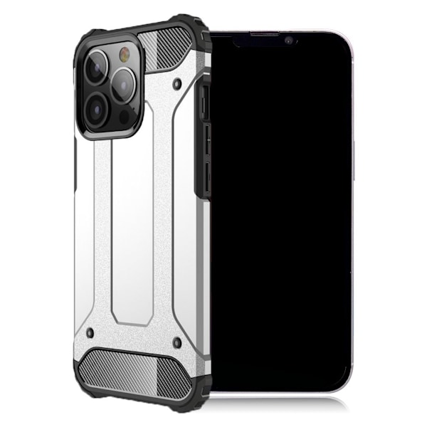 Armour Guard Suojakotelo iPhone 13 Pro - Hopea Silver grey